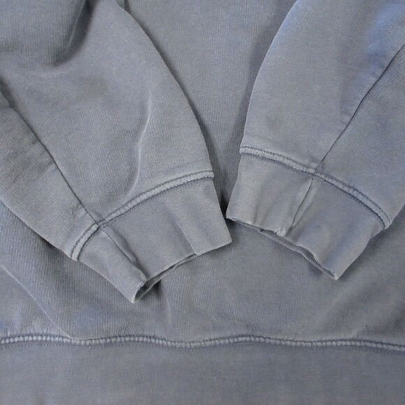 NIKE Navy Blue Spellout VINTAGE Sweatshirt Sz M Grey Silver Tag Crewneck 90s Y2K - Picture 5 of 14